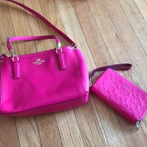 Coach purse and wallet